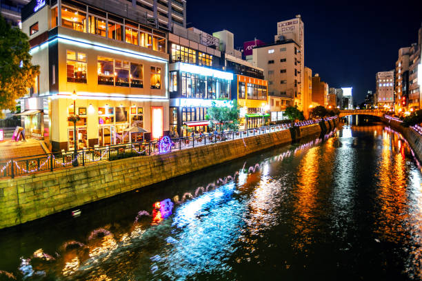 Japanese city by night, Nagoya