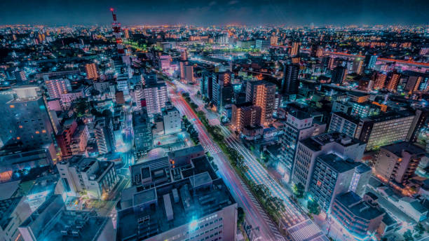 Night cityscape at Nagoya